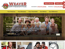 Tablet Screenshot of dreamweaversmiles.com